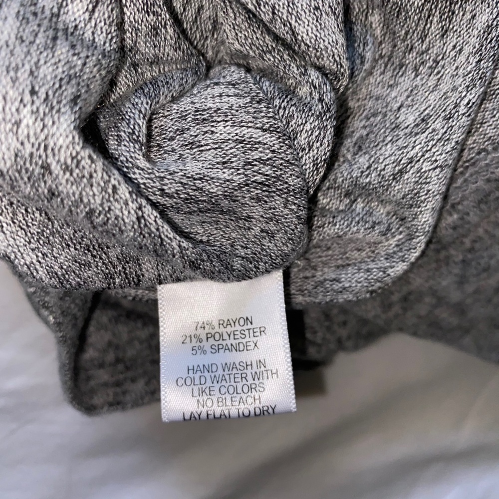 Gibson Off The Shoulder Grey Sweater - Picture 3 of 16